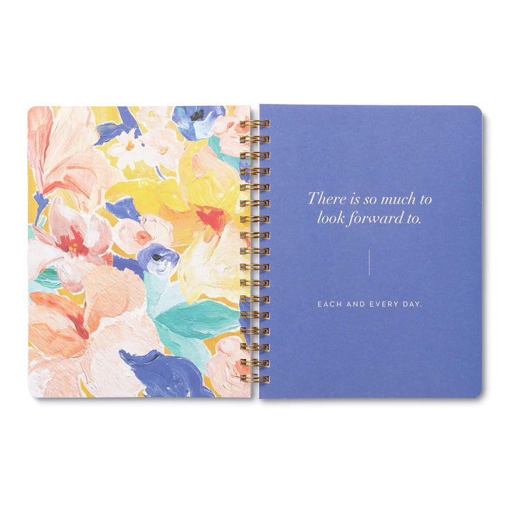 Compendium Spiral Notebook - Life Is Beautiful  A Designer Spiral Notebook with 192 Lined Pages, College Ruled, 7.5W x 9.25H