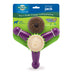 PetSafe Busy Buddy Treat Holding Jack Dog Toy – Strong Chewers - Challenging - Treat Rings Included - Large Purple