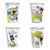 Silver Buffalo Sanrio Hello Kitty and Friends Rainbow Featuring Badtz-Maru, My Melody, Cinnamoroll, Kuromi, Little Twin Stars, Pochacco, Keroppi, Tuxedo Sam, and Chococat 4 Pack Mini Glass Set, 1.5oz
