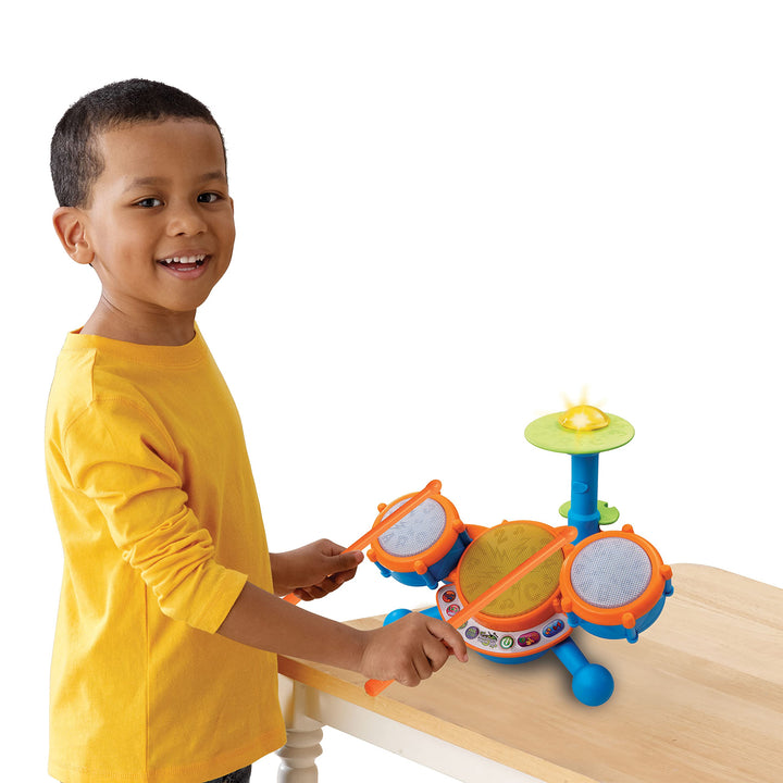 VTech KidiBeats Drum Set (Frustration Free Packaging) Orange Frustration Free Packaging