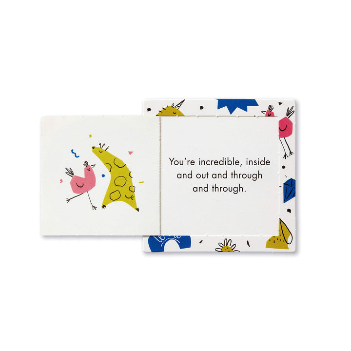 Compendium ThoughtFulls for Kids – 2 Pack of You're Incredible, You Can Do It – 60 Pop-Open Cards to Share with Kids, Each with a Different Inspiring Message Inside 2 Pack - You're Incredible and You Can Do It