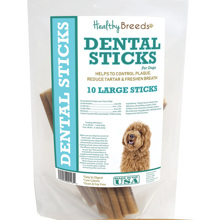 Healthy Breeds Labradoodle Dental Sticks Large 10 Count Large 10 Ct