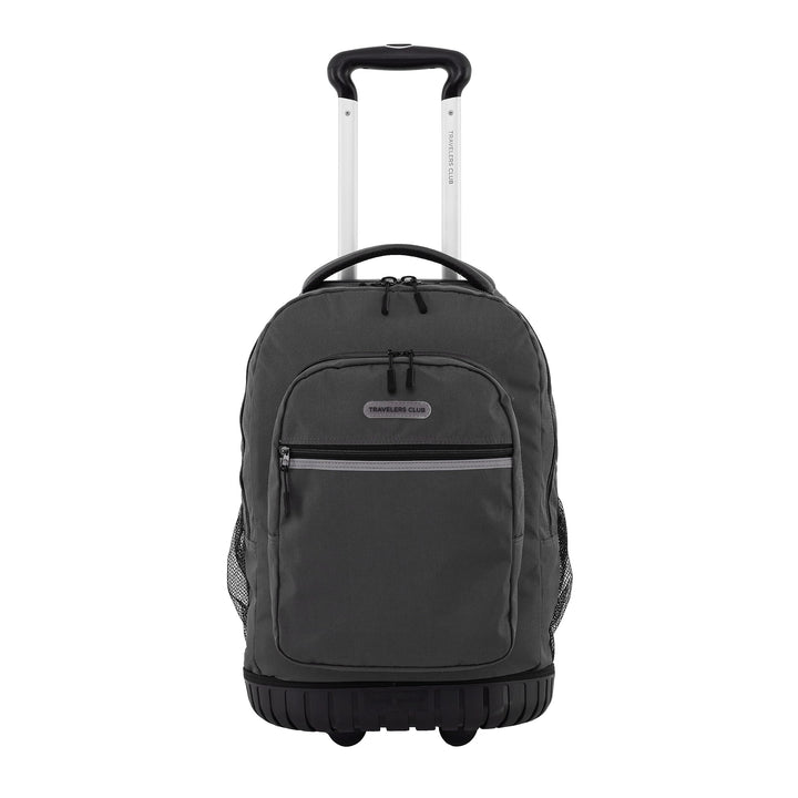 Travelers Club Rolling Backpack, Midnight Blue, 18-Inch 18 Inch