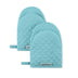 KitchenAid Asteroid Mini Oven Mitt 2-Pack Set, Mineral Water Aqua, 5.5"x8"