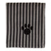 Bone Dry Pet Grooming Towel Collection Absorbent Microfiber X-Large, 41x23.5", Striped Black 41x23.5"