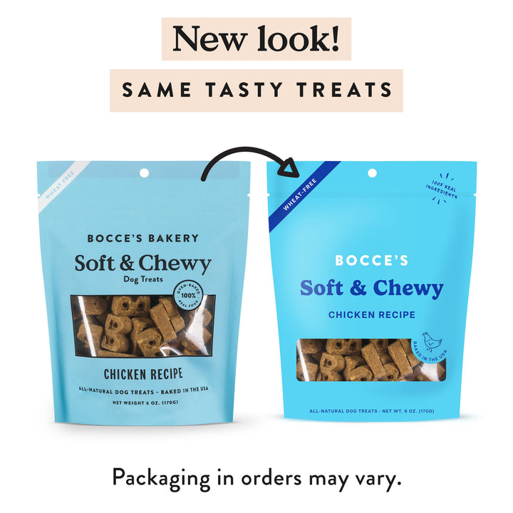 Bocce's Bakery - The Everyday Menu: Wheat Free, Soft & Chewy Dog Treats, 6 oz Duck & Blueberry 6 Ounce (Pack of 1)