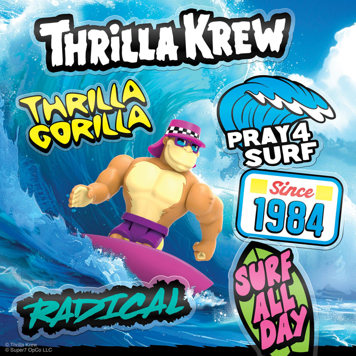 Super7 Thrilla Krew Reaction Figures Wave 02 - Thrilla Gorilla Action Figure