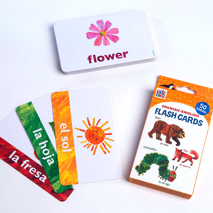 World of Eric Carle (TM) Spanish-English Flash Cards: (Bilingual Flash Cards for Kids, Learning to Speak Spanish, Eric Carle Flash Cards, Learning a Language)