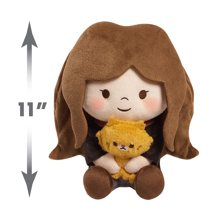 Harry Potter Wizarding Friends and Pals Hermoine, 11-inch Soft and Cuddly Plush Stuffed Animal, Kids Toys for Ages 3 Up,  Exclusive by Just Play