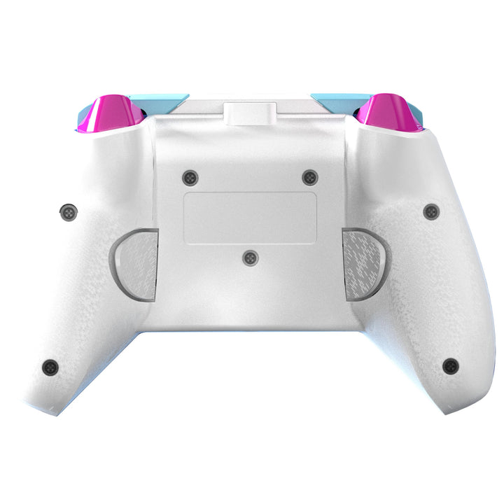 PDP Gaming REMATCH Enhanced Wired Controller Licensed for Xbox Series X|S/Xbox One/PC/Windows, Mappable Back Buttons, Advanced Customizable App - Pink/Purple Australian Opal ( Exclusive)