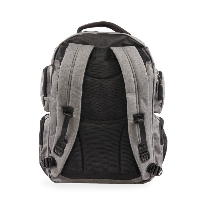 ORIGINAL PENGUIN Backpack, Grey Crosshatch, 19" 19"