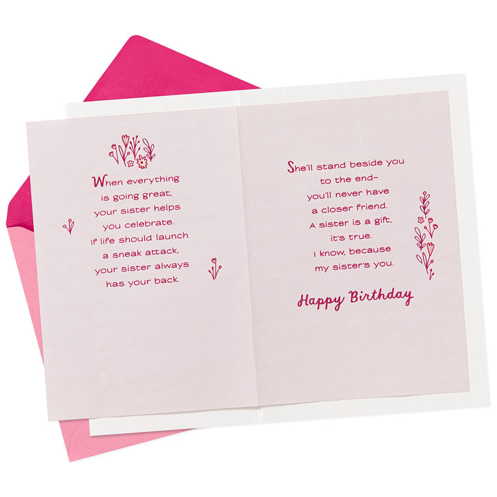 Hallmark Birthday Card for Sister (Sisters Forever)