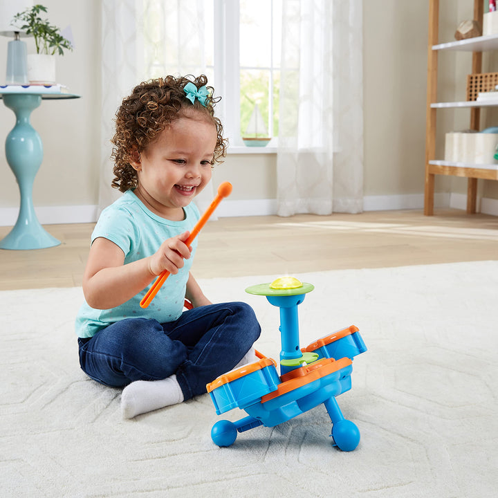 VTech KidiBeats Drum Set (Frustration Free Packaging) Orange Frustration Free Packaging