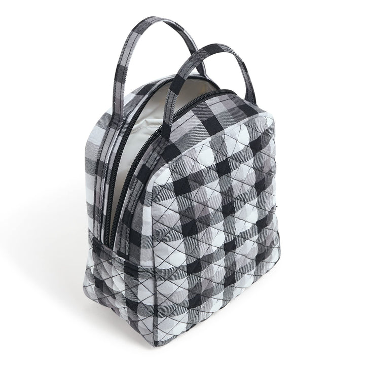 Vera Bradley Women's Cotton Lunch Bunch Lunch Bag Kingbird Plaid One Size