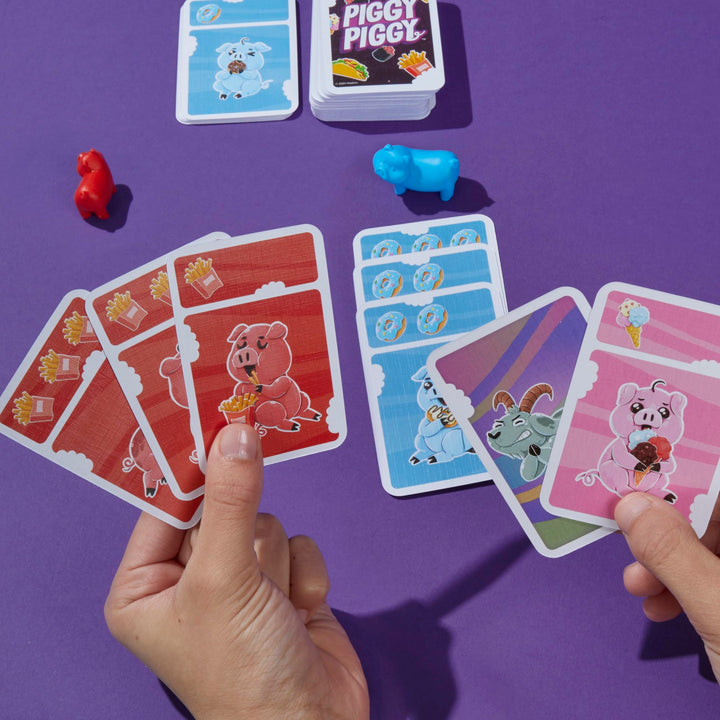 Piggy Piggy Card Game | Fun Family Games for Kids, Teens, and Adults | Ages 7 and Up | 2 to 6 Players I 20 Mins. Average | Quick-Playing Travel Games