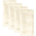 Elrene Home Fashions Caiden Elegance Damask Fabric Napkins (Set of 4), 17" x 17", Ivory 4 Count Napkins (Set of 4) 17" x 17"