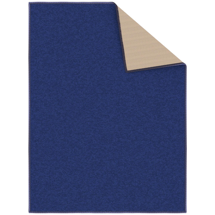 Machine Washable Modern Solid Design Non-Slip Rubberback 2x3 Traditional Area Rug for Entryway, Bedroom, Kitchen, Bathroom, 2'3" x 3', Navy Solid Navy Blue Entryway - 2'3" x 3'