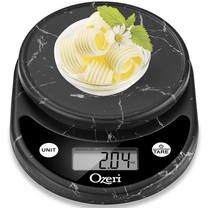 Ozeri Pronto Digital Multifunction Kitchen and Food Scale,Black Marble