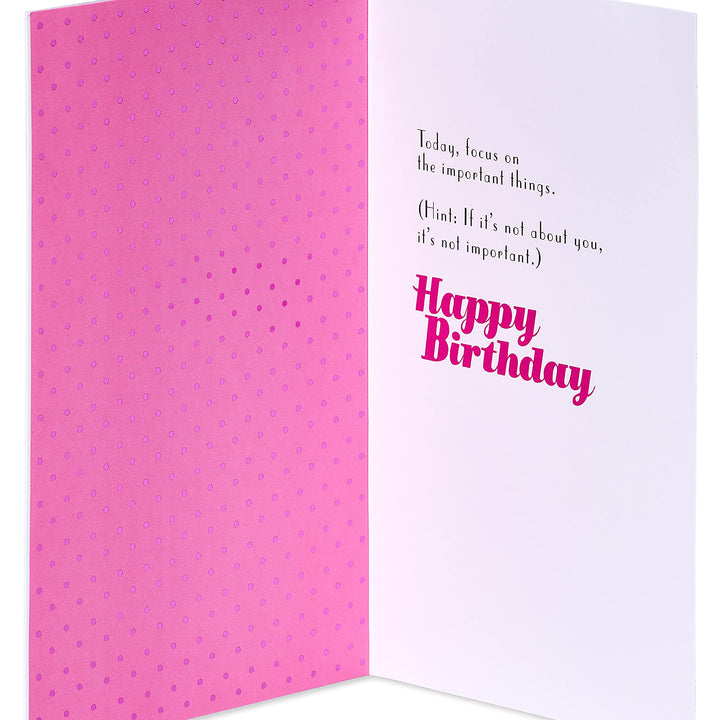 American Greetings Funny Birthday Card for Her (Important Things)