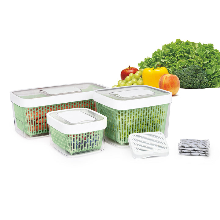 OXO Good Grips GreenSaver Produce Keeper - 4.3 Qt,White Medium - 4.3 QT