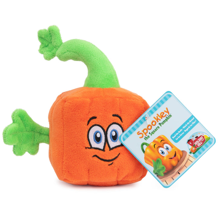 GUND Spookley The Square Pumpkin Plush Toy, Premium Stuffed Animal for Ages 1 and Up, Orange/Green, 3” Spookley Pumpkin 3"