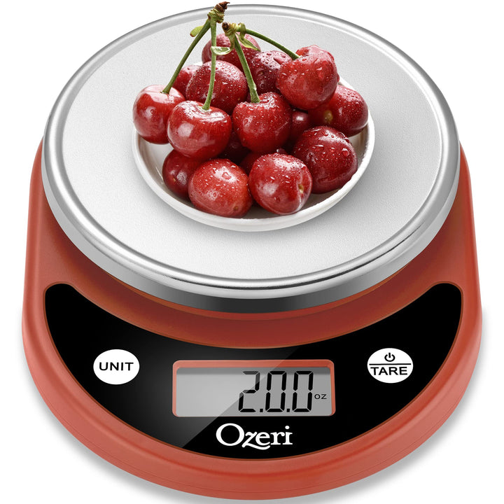 Ozeri Pronto Digital Multifunction Kitchen and Food Scale,Burnt Ochre Burnt Ochre