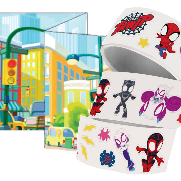 Spidey Character Sticker Scenes Spidey