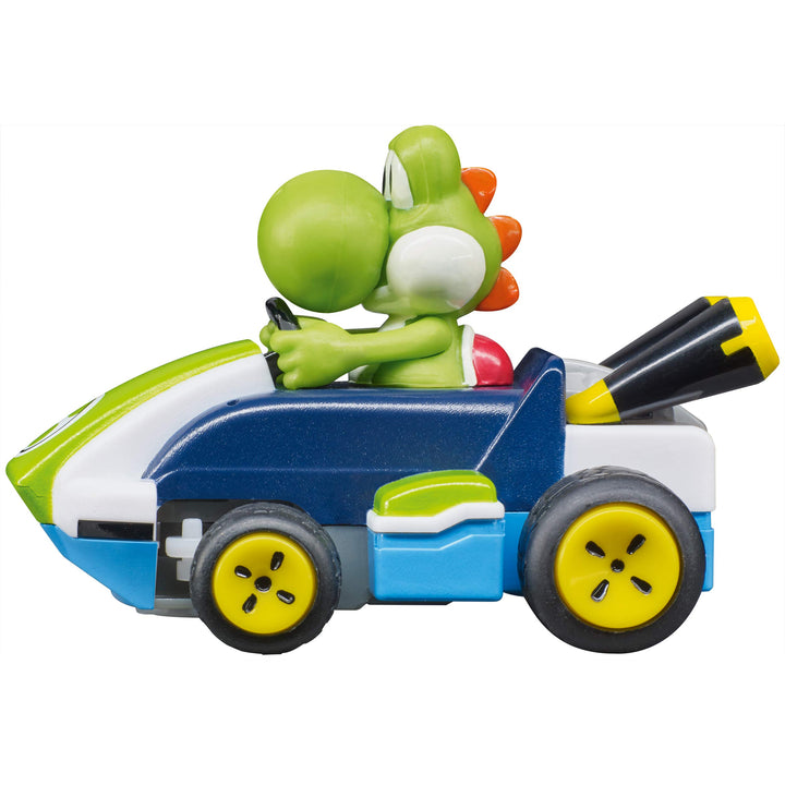 Carrera RC Nintendo Mario Kart 2.4 GHz Mini Collectible Radio Remote Control Toy Car Vehicle - Yoshi