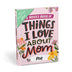 Em & Friends About Mom Book Fill in the Love Fill-in-the-Blank Book Gift Journal, 4.10 x 5.40-inches pink