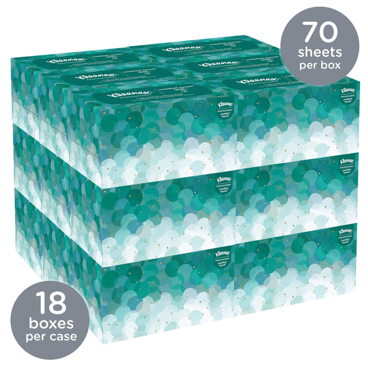 2-Pack Kimberly-Clark's Kleenex Stainless Steel Box Towel Cover With 18-Pack Kleenex 1-Ply Ultra Soft Hand Towel Refill Bundle Towel Cover with Kleenex Ultra Soft Towel