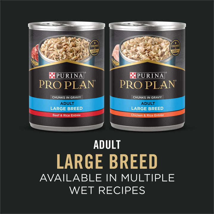 Purina Pro Plan Joint Health Large Breed Dog Food with Probiotics for Dogs, Beef & Rice Formula - 18 lb. Bag 18 Pound (Pack of 1)