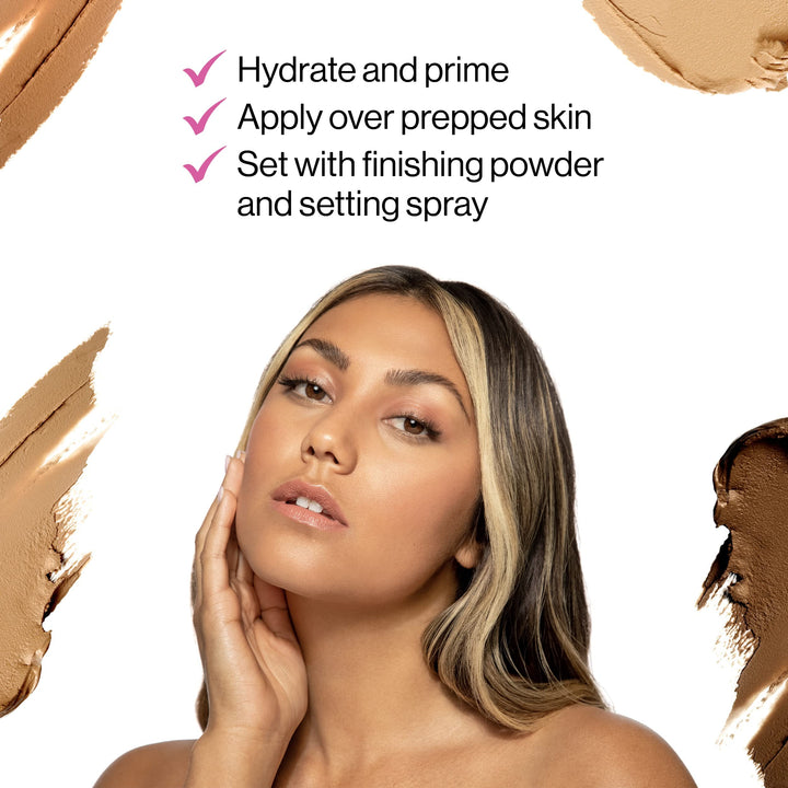 wet n wild Photo Focus Matte Foundation Stick Makeup, Chestnut | Vegan & Cruelty-Free