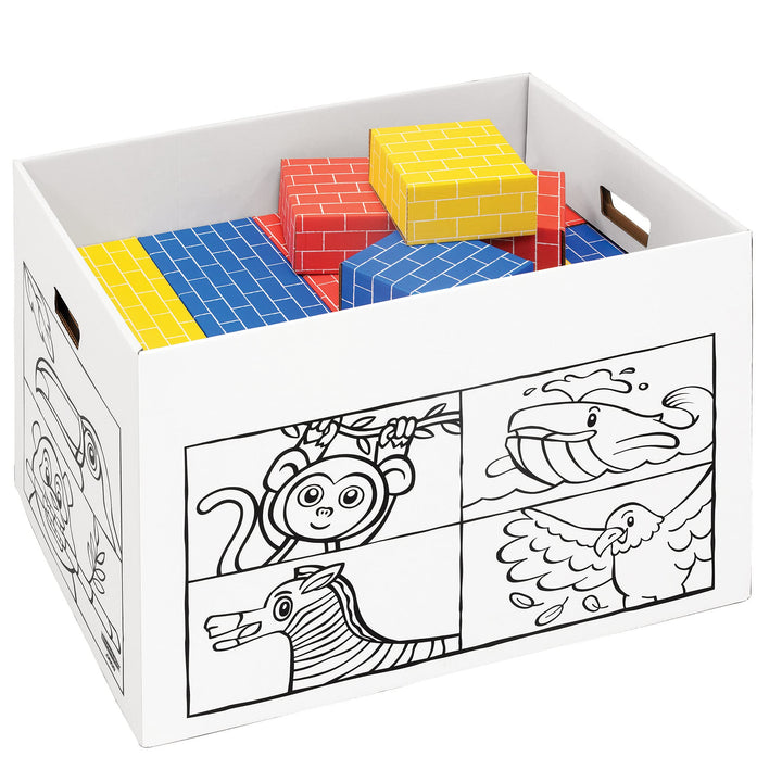 Bankers Box At Play Color in Animal Toy Box