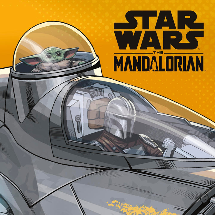 STAR WARS Epic Hero Series The Mandalorian's N-1 Starfighter Ship, 4-Inch Scale Grogu & Mandalorian Action Figures, Toys for Boys & Girls Ages 4+