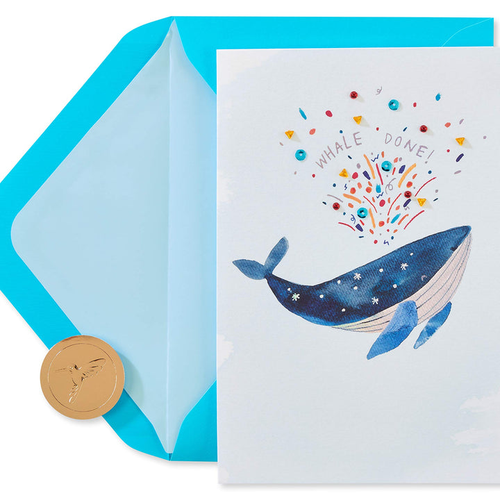 Papyrus Congratulations Card (So Fantastic) Whale Done