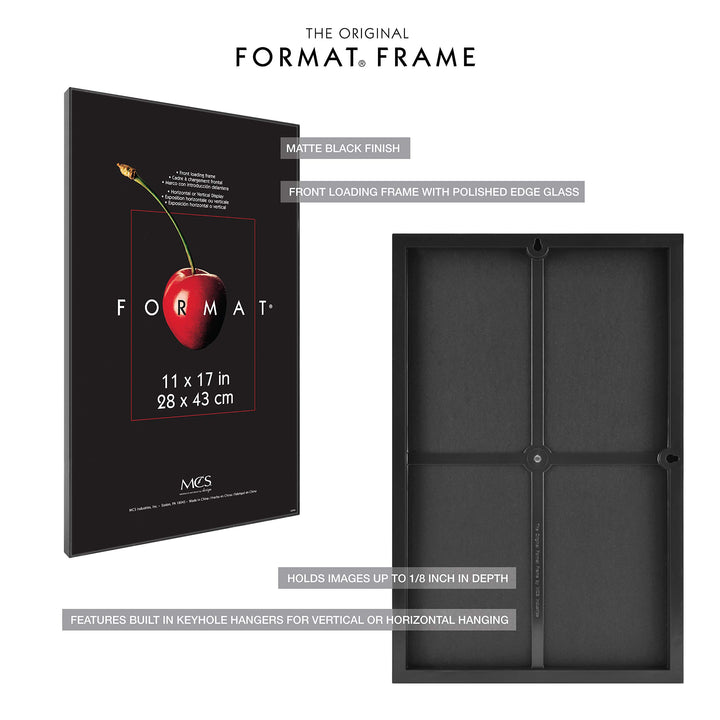 MCS Format Picture Frames, Gallery Wall Frames, Black, 6 x 8, 12-Pack 12 pk 6 x 8 in