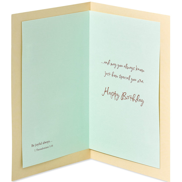 American Greetings Religious Birthday Card (Beach) Beach