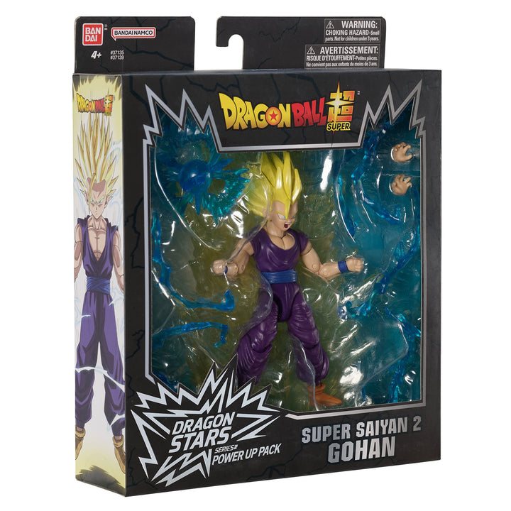 Dragon Stars Series - Dragon Ball Super - Super Saiyan 2 Gohan, Power Up Pack 6.5" Action Figure Set