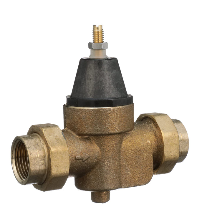 Watts LFN45BM1-DU Water Technologies Standard Capacity, Water Pressure Reducing Valve, Double Union Threaded Female Inlet and Outlet, 1 Inch.