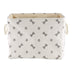 Bone Dry Pet Storage Collection Paw and Bone Print, Large Rectangle, 17.5x12x15", Gray Large Rectangle, 17.5x12x15"