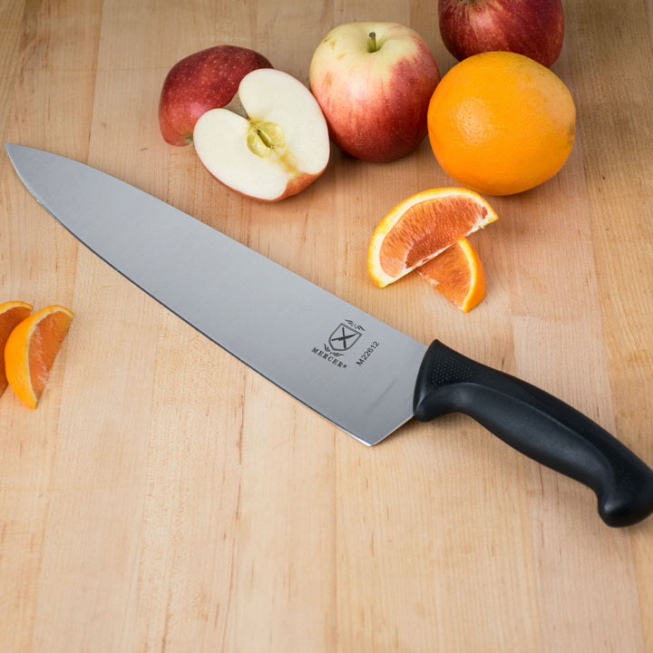 Mercer Culinary M22612 Millennia Black Handle, 12-Inch, Chef's Knife 12" Chef's Knife