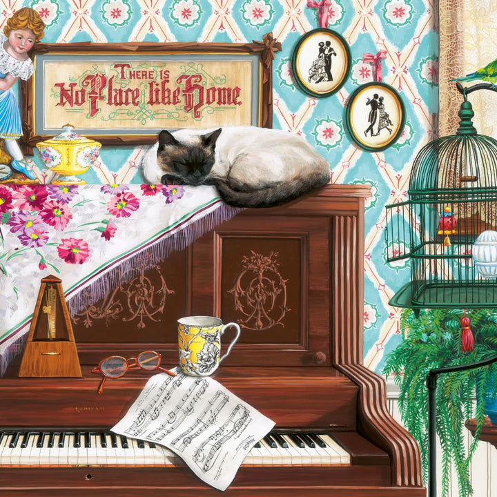 Wonder Forge Piano Cat 1000 Piece Jigsaw Puzzle for Adults | Unique, Perfectly-Fitting Pieces | Fun, Vibrant Imagery |  Exclusive