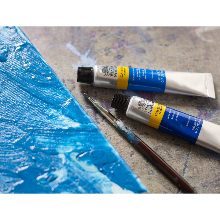 Winsor & Newton Galeria Acrylic Color, 60ml (2-oz) Tube, Phthalo Blue 2-oz Tube