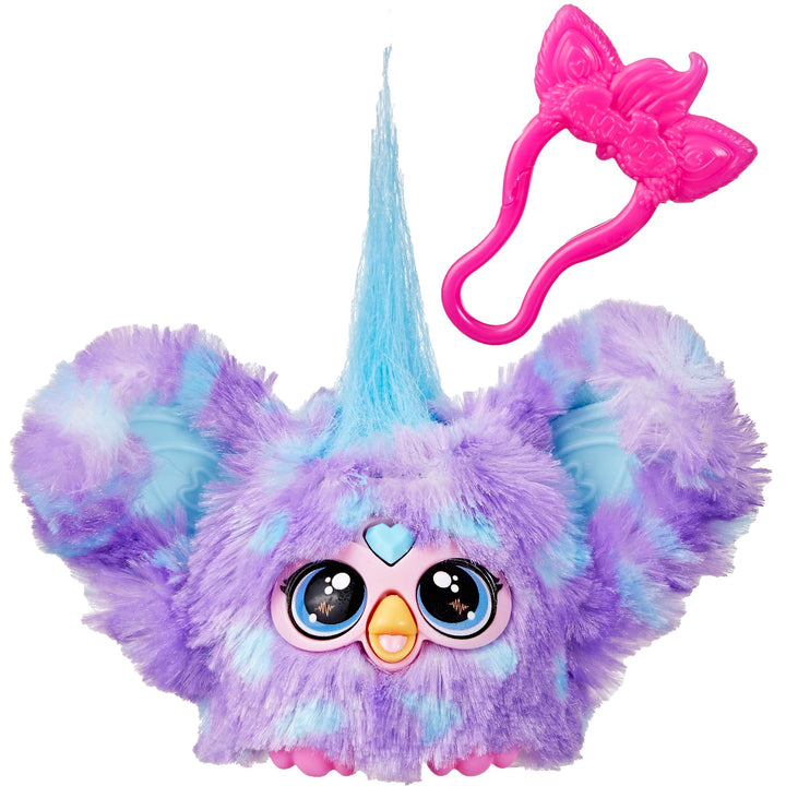 Furby Furblets Loo-Lay Mini Friend, 45+ Sounds & Music, Speaks Only Furbish, Electronic Plush Toys for 6 Year Olds & Up, Multicolor Loo-lay (Gamer Music)