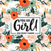 You Go Girl: 2020 Weekly Planner: Jan 1, 2020 to Dec 31, 2020: Weekly & Monthly View Planner, Organizer & Diary: Orange Pink & Mint Florals 6537