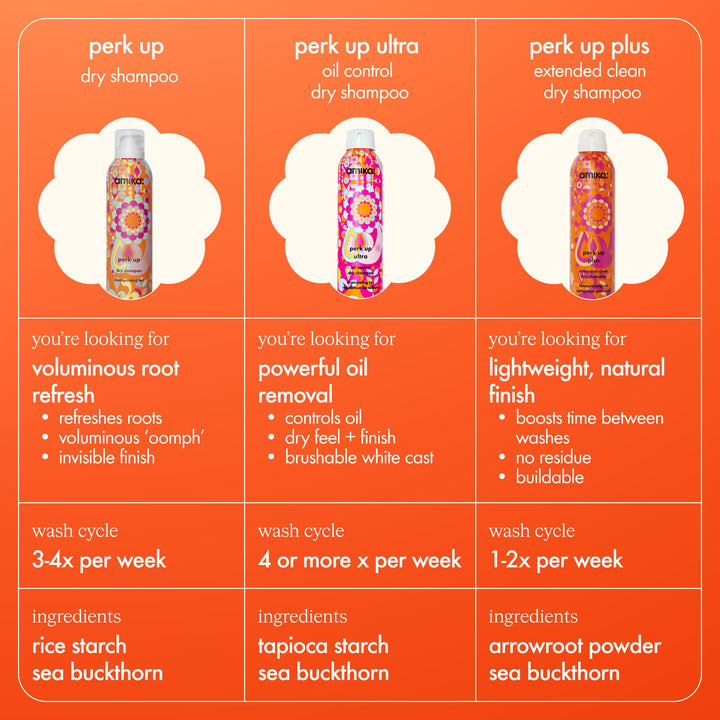 amika Perk Up Dry Shampoo, 5.3 oz. (Pack of 1)