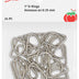 Dritz D Rings 1in Nickel Bag & Tote Accessories, 1", 24ct D-Rings