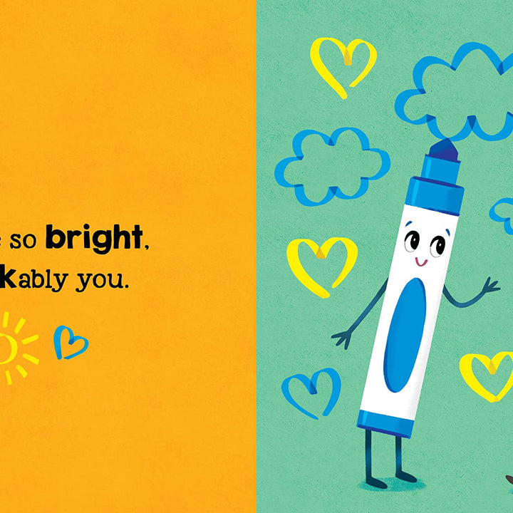 You're So Bright: A Back to School Self-Esteem Board Book for Babies and Toddlers (Punderland)