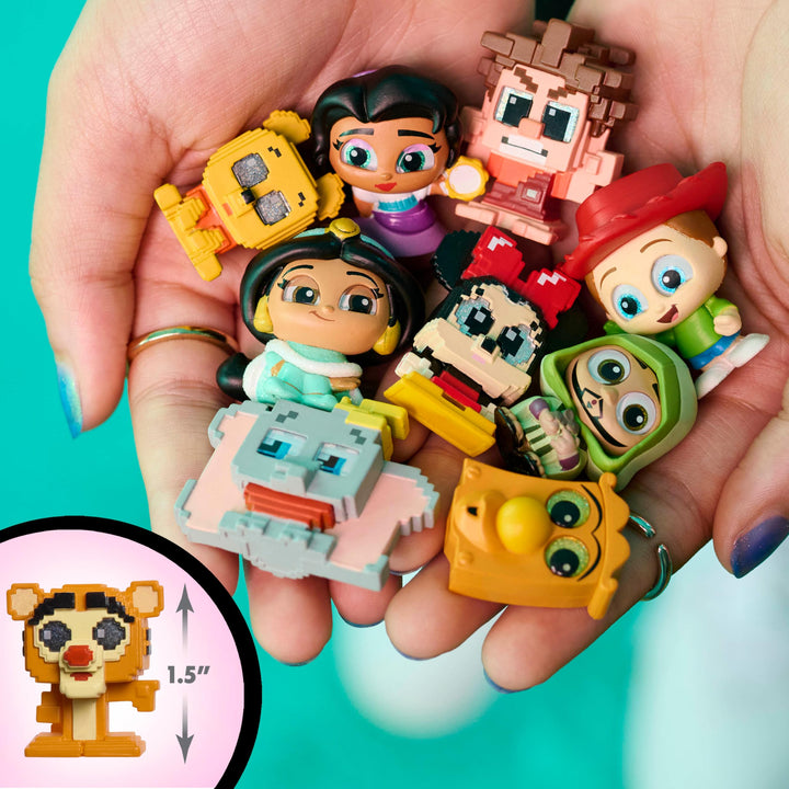 Disney Doorables Pixel Perfect Multi Peek, Surprise 1.5-inch Collectible Figurines Behind Every Door, Kids Toys for Ages 5 Up by Just Play