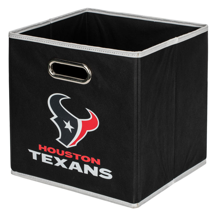 Franklin Sports NFL Storage Bins - Collapsible Cube Container + Storage Basket - NFL Office, Bedroom + Living Room Décor - 11"x11" Las Vegas Raiders